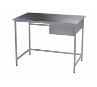 Стол медицинский инструментальный из нержавеющей стали Э-1180/750/1-ЯП с одним подвесным ящиком
