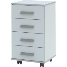 Тумба подкатная ЛК-400 ТПЯ-В (с 4-мя ящиками)
