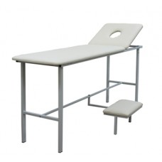 Кушетка массажная с отверстием в подголовнике и подставкой Э-004-МКП